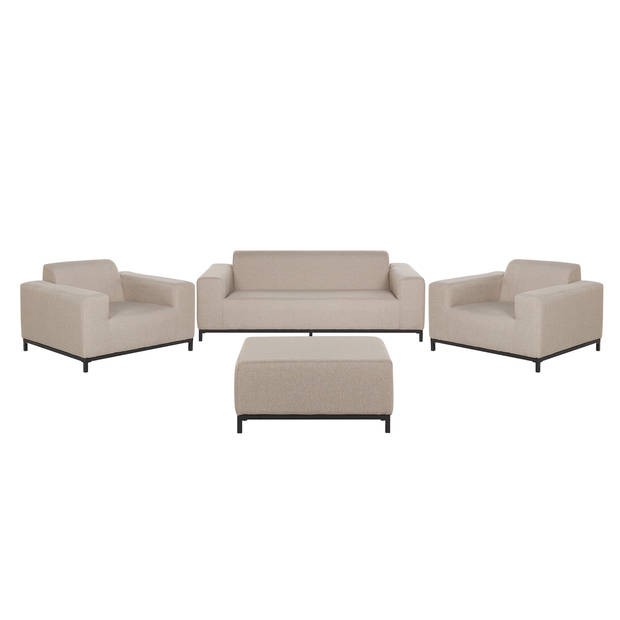 Beliani ROVIGO - Loungeset-Beige-Polyester