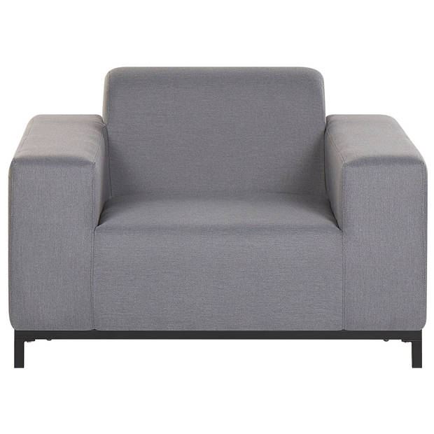 Beliani ROVIGO - Loungeset-Grijs-Polyester