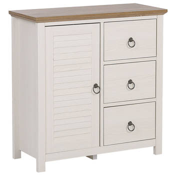 Beliani KIRKLAND - Sideboard-Beige-MDF, Vezelplaat