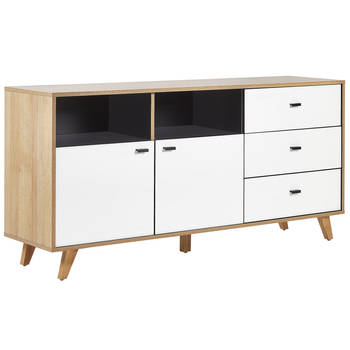 Beliani ILION - Sideboard-Lichte houtkleur-Vezelplaat