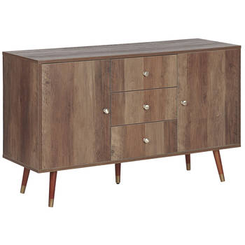 Beliani ULIKA - Sideboard-Lichte houtkleur-MDF, Spaanplaat