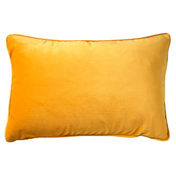 Dutch Decor - FINN - Sierkussen 40x60 cm - velvet - effen kleur - Golden Glow - geel