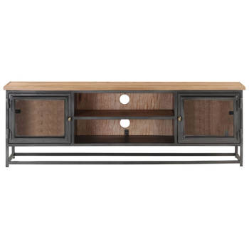 The Living Store TV-kast Houten - 120 x 30 x 40 cm - Massief Acaciahout