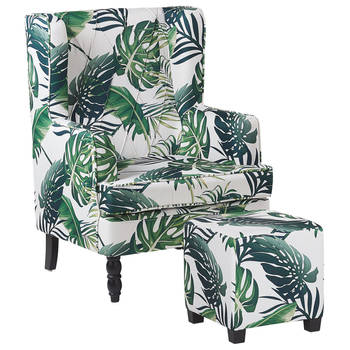Beliani SANDSET - Fauteuil-Wit-Polyester