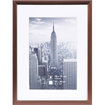 Henzo Fotolijst - Manhattan - Fotomaat 15x20 cm - Brons