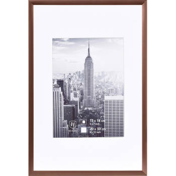 Henzo Fotolijst - Manhattan - Fotomaat 20x30 cm - Brons