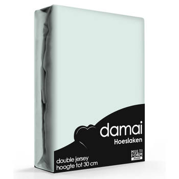 Damai Multiform Double Jersey Hoeslaken Aqua-80/90 x 210/220 cm