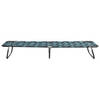 The Living Store Campingbed - Roestvrijstalen frame - 600D polyesterstof - 190x58x28 cm - Max - 120 kg