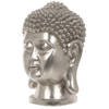 Beliani BUDDHA - Decoratief accessoire-Zilver-Polyresin