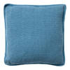 Dutch Decor - BOWIE - Kussenhoes gewassen katoen 45x45 cm - Provincial Blue - lichtblauw