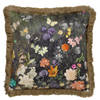 Dutch Decor - HOLLY - Kussenhoes 45x45 cm - velvet - Mountain view - donkergroen