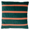Dutch Decor - PEMM - Sierkussen velvet 45x45 cm - sagebrush green - groen - roze strepen - color blocking