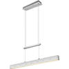 LED Hanglamp - Trion Parola Up and Down - 31W - Warm Wit 3000K - Dimbaar - Rechthoek - Mat Grijs - Aluminium