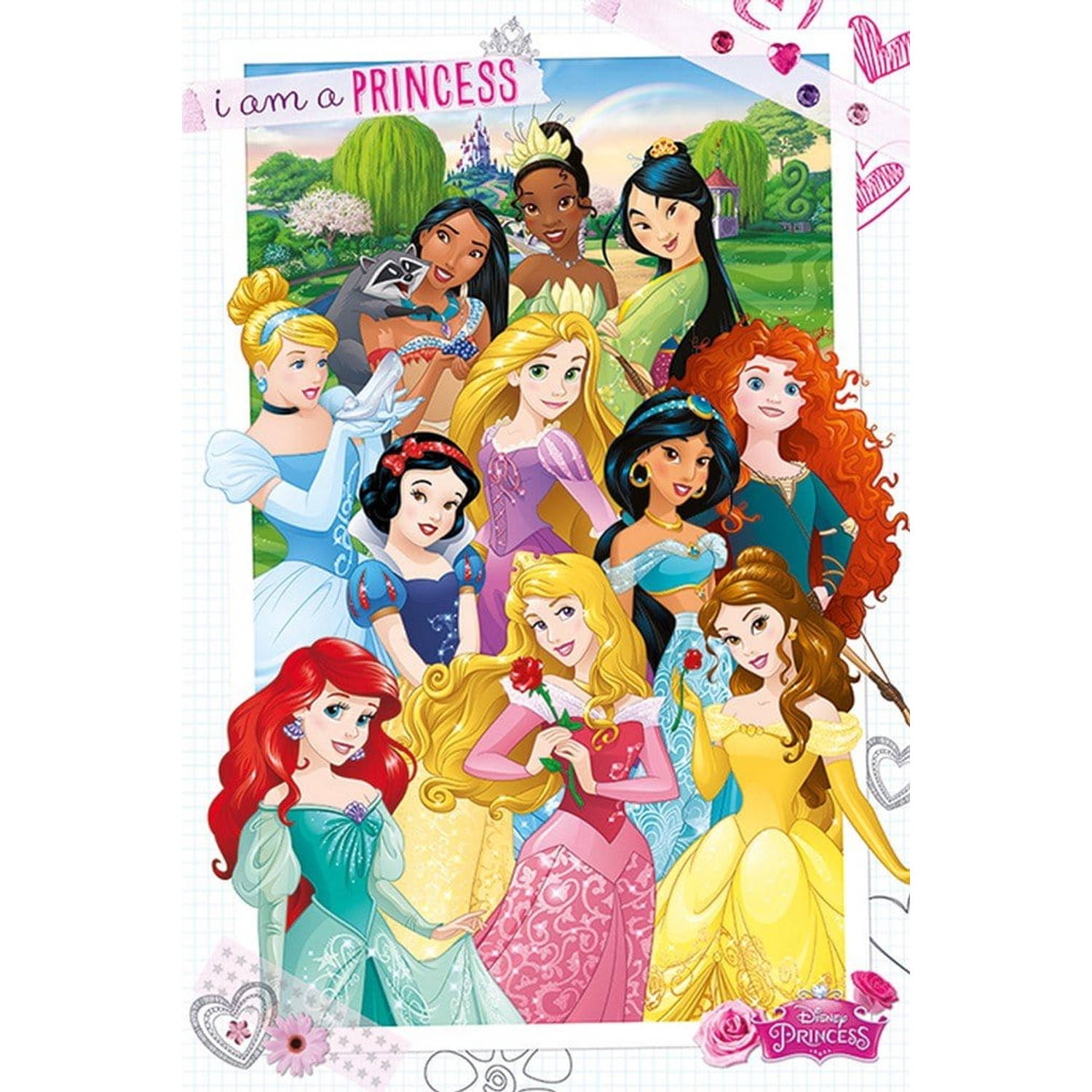 Disney Princess I Am A Princess 24 x 36 Inches Maxi Poster