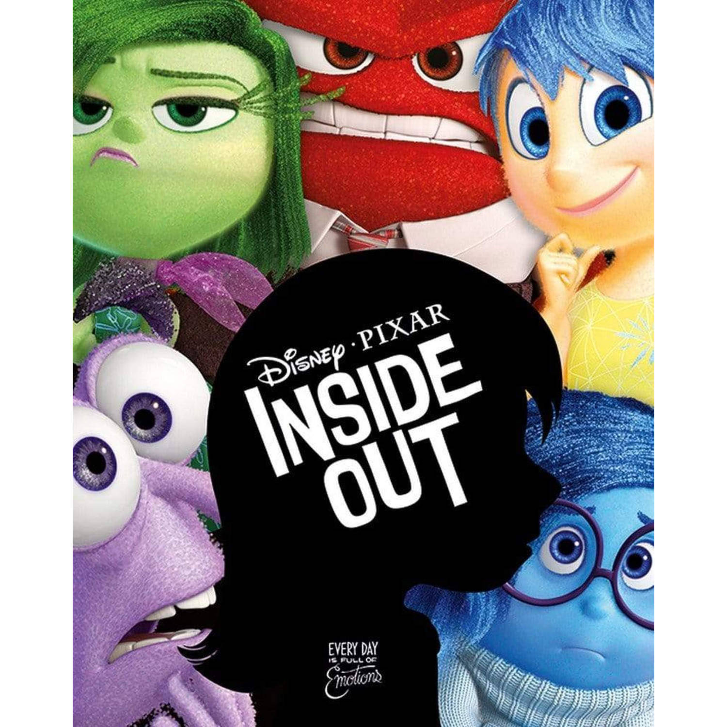 Disney Inside Out Silhouette 16 x 20 Inches Mini Poster