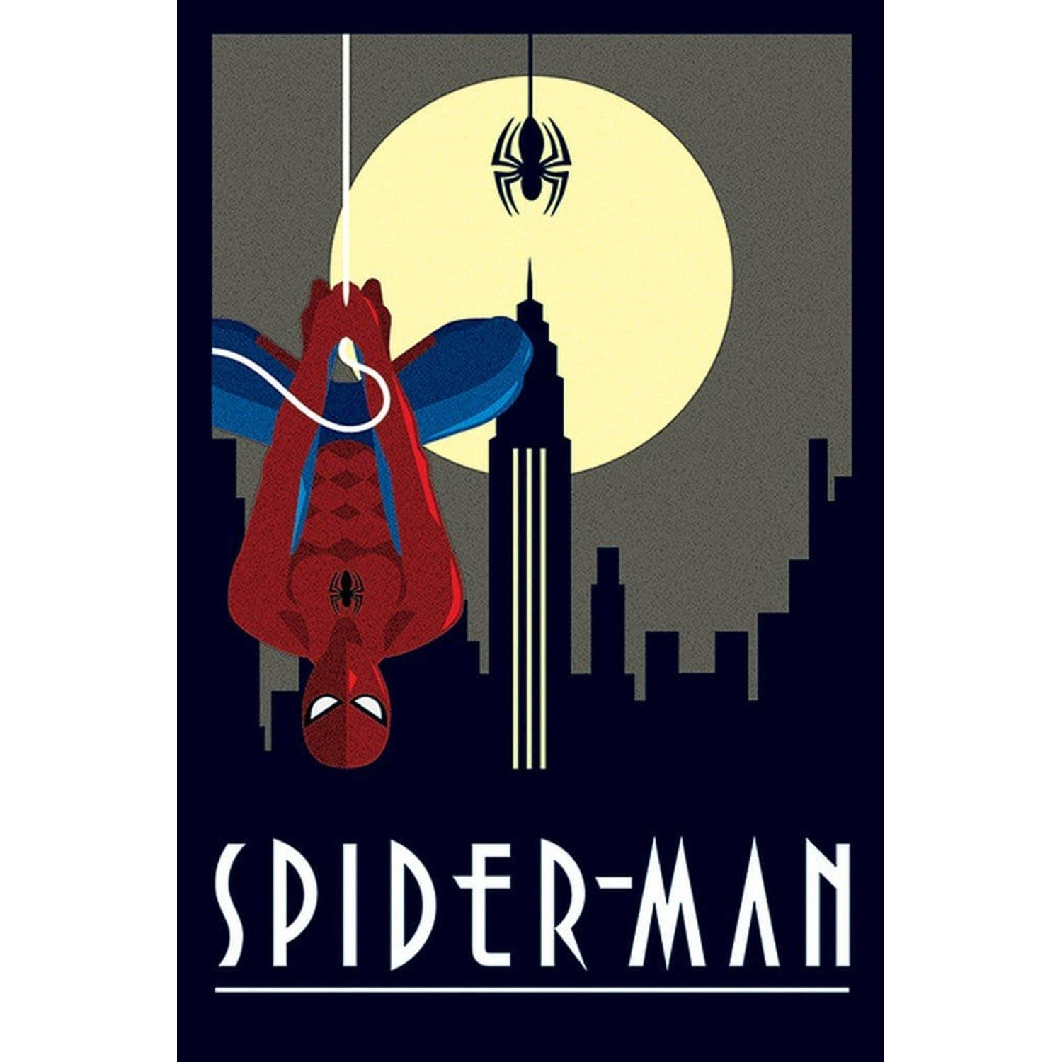 Marvel Deco Spider-Man Hanging 24 x 36 Inches Maxi Poster
