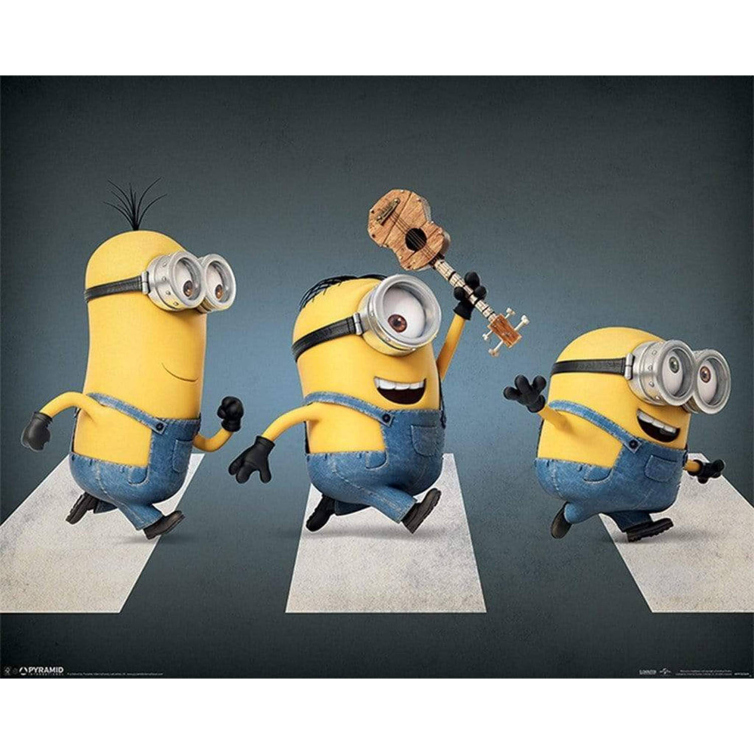Minions Abbey Road Mini Poster