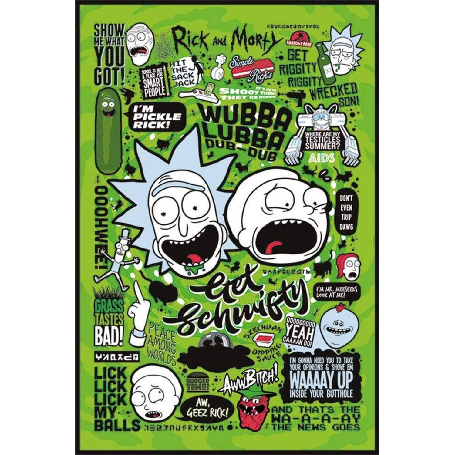 Rick and Morty Quotes Maxi Poster