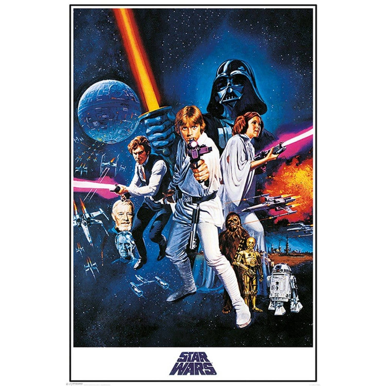 Star Wars A New Hope One Sheet 24 x 36 Inches Maxi Poster