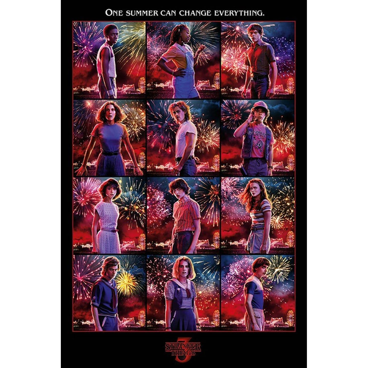 Stranger Things Character Montage Poster 61x91.5cm