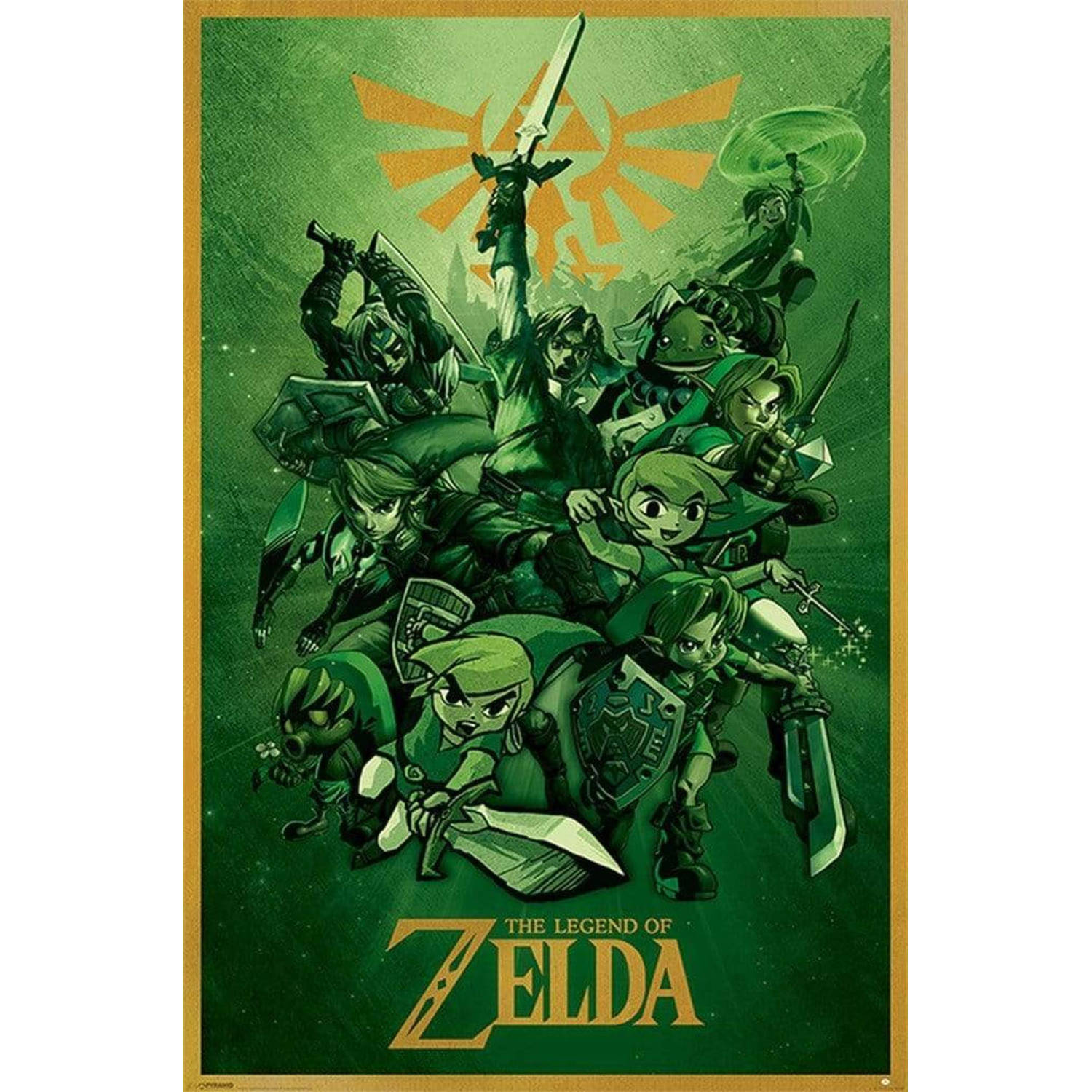 Nintendo The Legend Of Zelda Link 24 x 36 Inches Maxi Poster