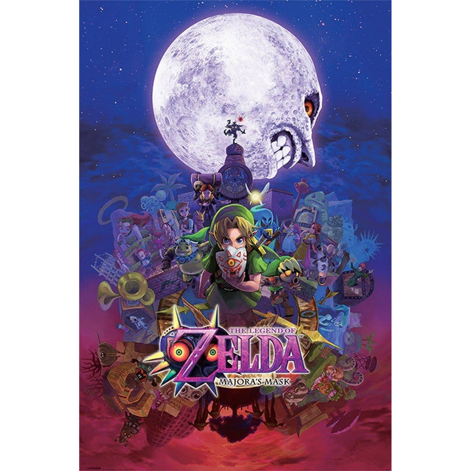 Nintendo The Legend Of Zelda Majora's Mask 24 x 36 Inches Maxi Poster