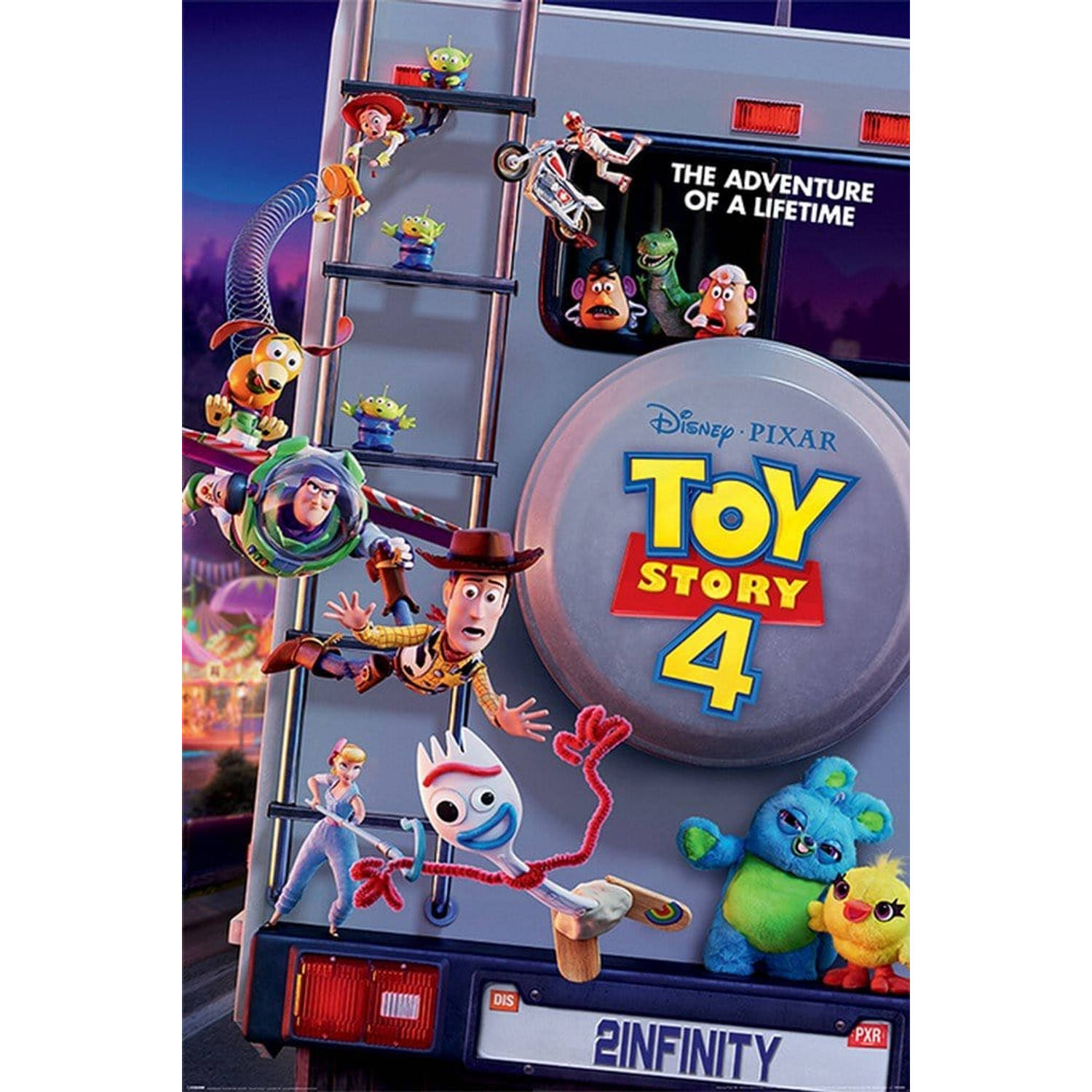 Toy Story 4 Poster Pack Adventure Of A Lifetime 61 x 91 cm (5)
