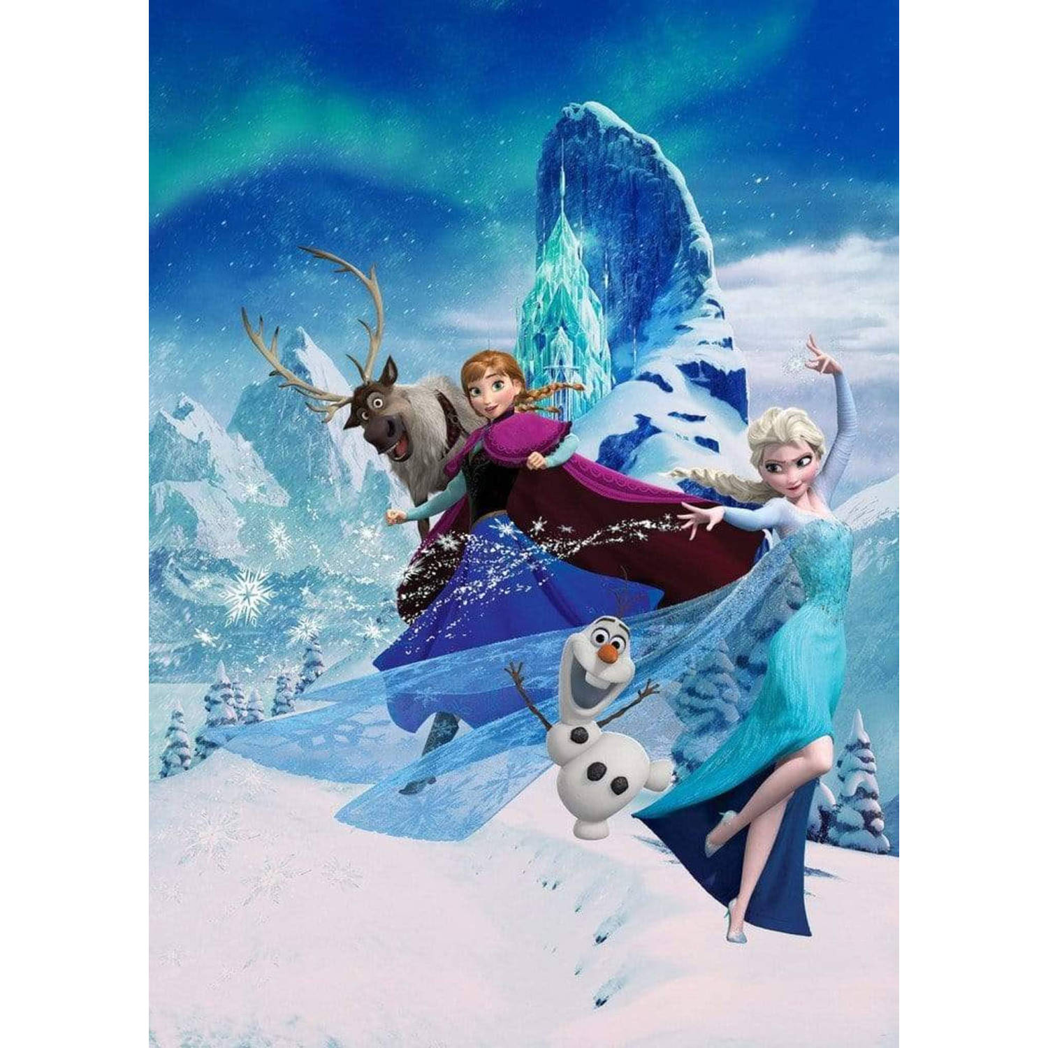 Komar fotobehang Frozen Elsas Magic, gemaakt van vlies