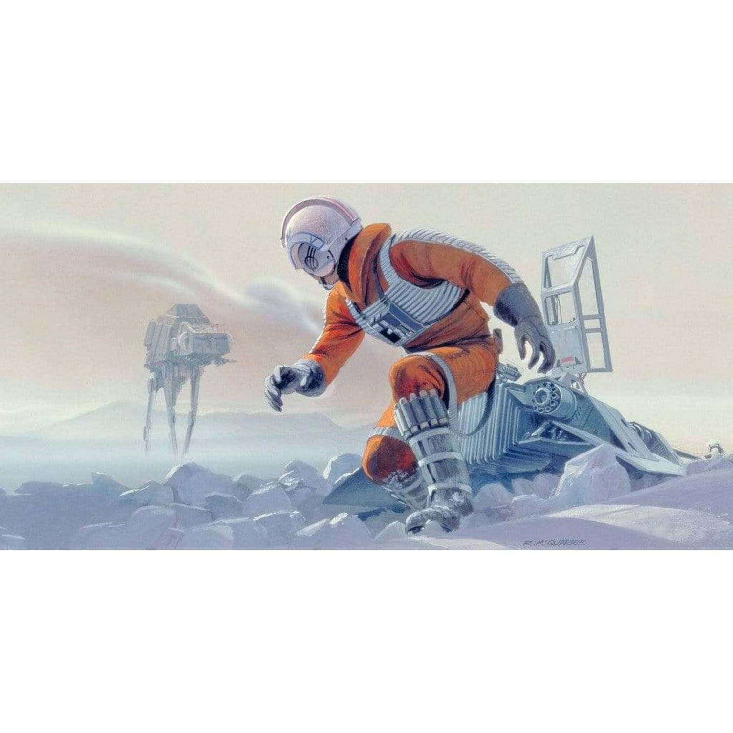 Komar fotobehang Star Wars Classic RMQ Hoth Battle Pilot