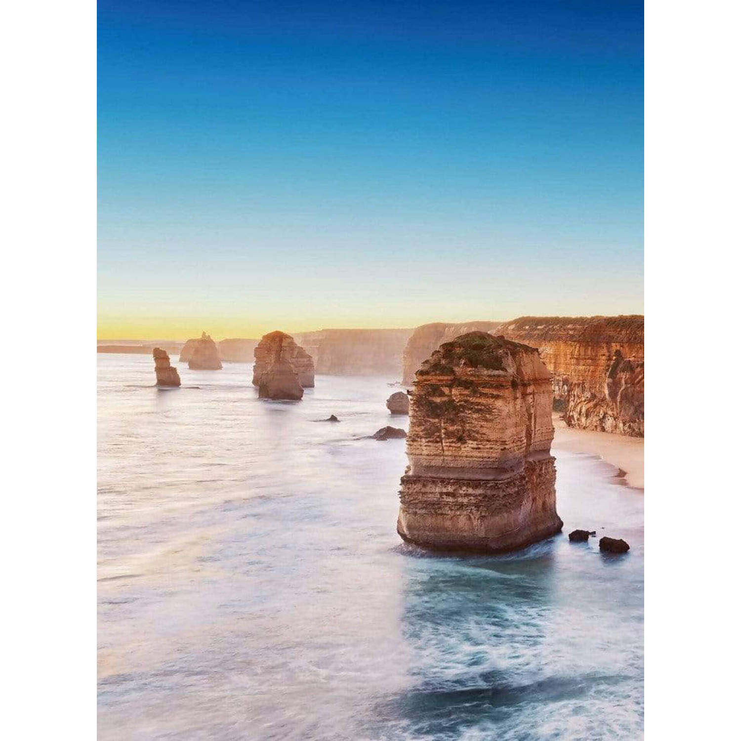 Wizard+genius Cliff At Sunset In Australia Vlies Fotobehang 192x260cm 4-banen