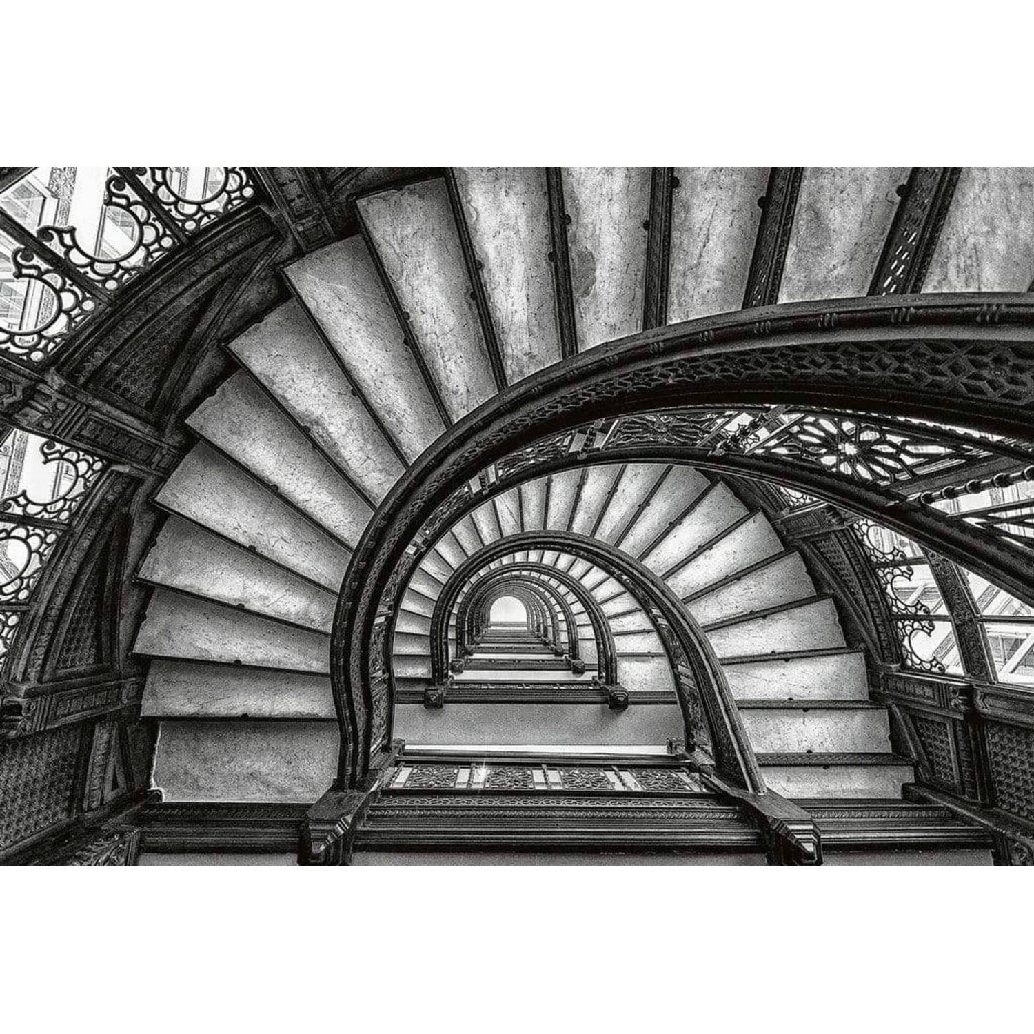 Wizard+genius Old Stairs Vlies Fotobehang 384x260cm 8-banen
