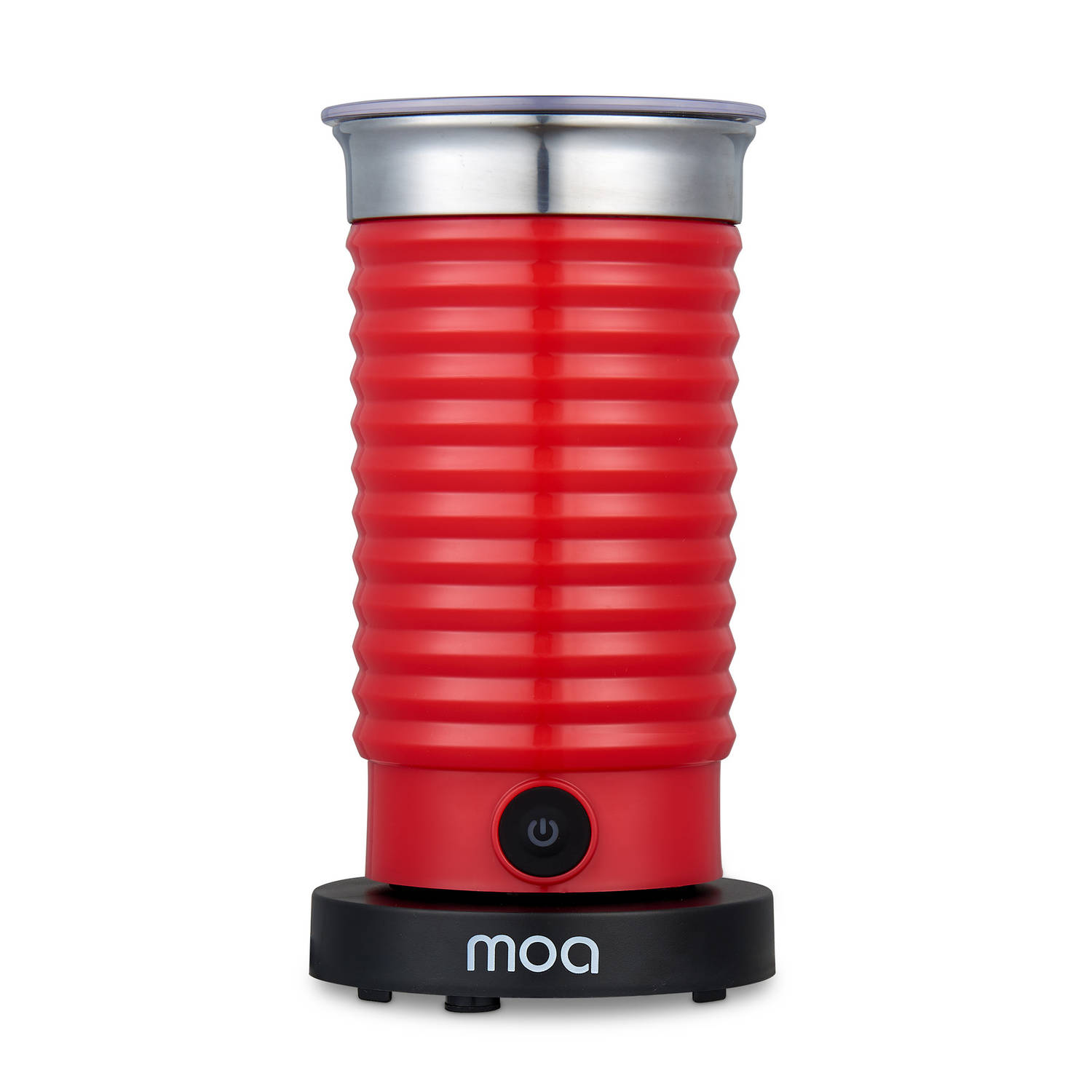 wij heilig krassen MOA Melkopschuimer Elektrisch - BPA vrij - Voor Opschuimen en Verwarmen -  Rood - MF4R | Blokker
