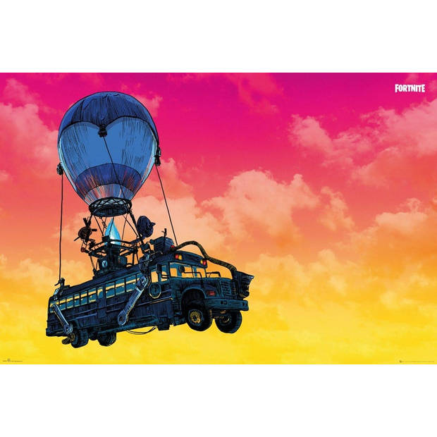 GBeye Fortnite Battle Bus Poster 91,5x61cm