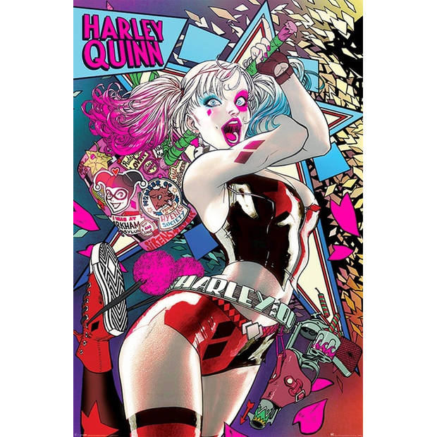 Poster Batman Harley Quinn Neon 61x91,5cm