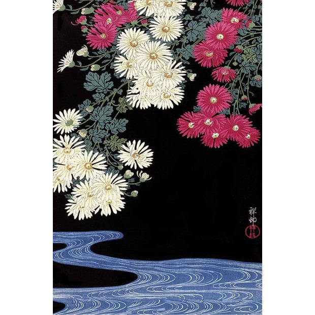 Poster Ohara Koson Chrysanthemum and Running Water 61x91,5cm