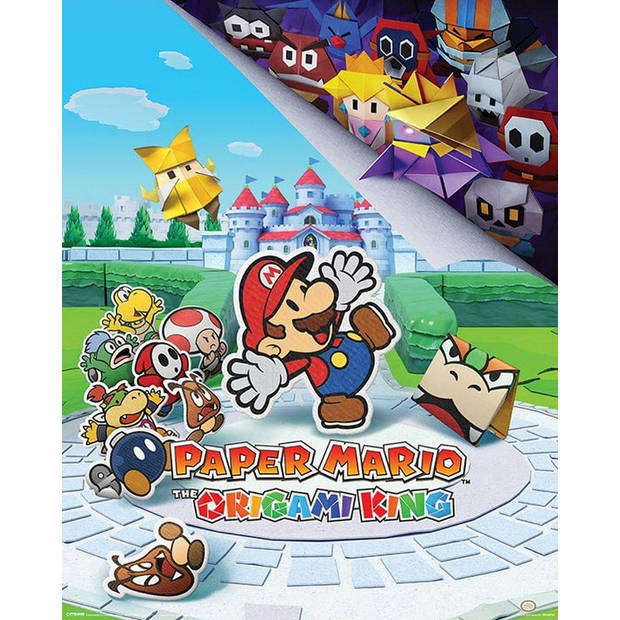 Poster Paper Mario The Origami King 40x50cm