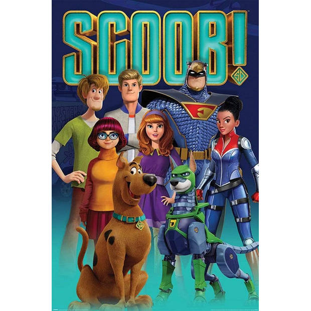 Poster Scoob! Scooby Gang and Falcon Force 61x91,5cm