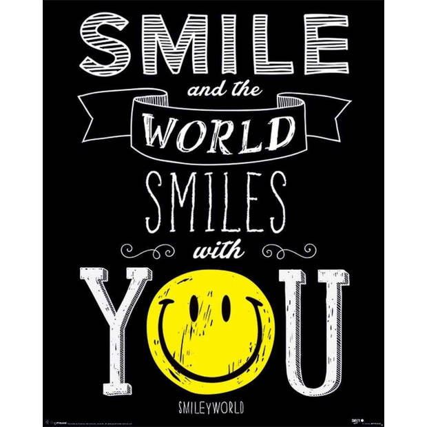 Poster Smiley World Smiles With You 40x50cm