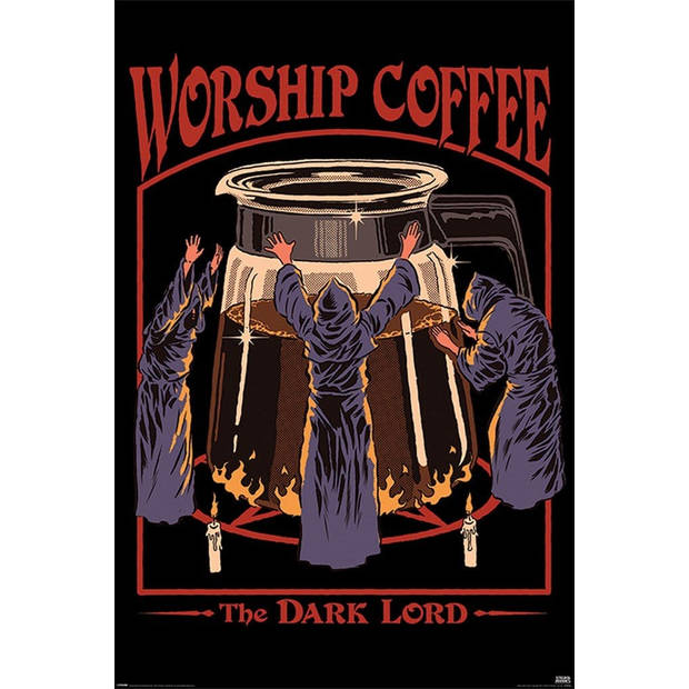 Poster Steven Rhodes Worship Coffee 61x91,5cm