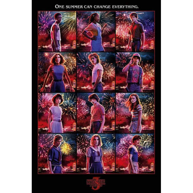 Poster Stranger Things Character Montage 61x91,5cm