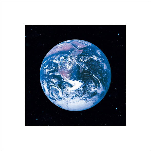 Kunstdruk The Earth 40x40cm