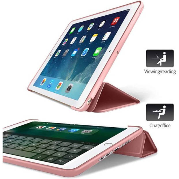 HEM Siliconen iPad hoes geschikt voor iPad 5/ iPad 6/ iPad Air/ iPad Air 2 - 9.7 Inch - Rosegold - Met Stylus