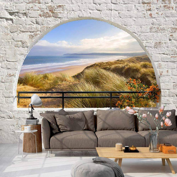 Fotobehang - Hidden Beach 100x70cm - Vliesbehang