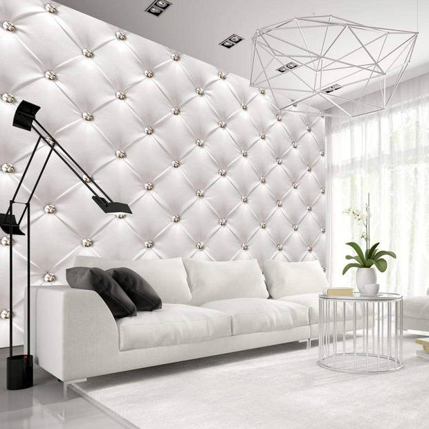 Fotobehang - White Elegance 100x70cm - Vliesbehang