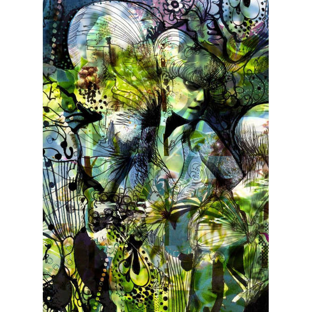 Fotobehang - Aphrodite's Garden 184x254cm - Papierbehang