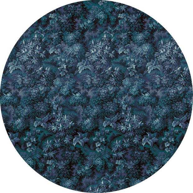 Fotobehang - Azul 125x125cm - Rond - Vliesbehang - Zelfklevend
