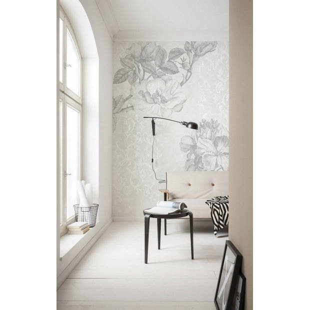 Fotobehang - Baroque Grey 200x250cm - Vliesbehang