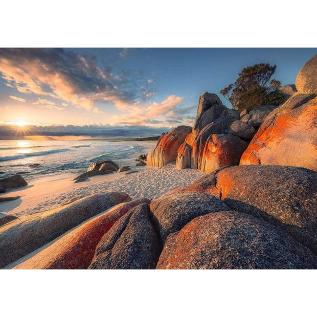 Fotobehang - Bay of Fires 400x280cm - Vliesbehang