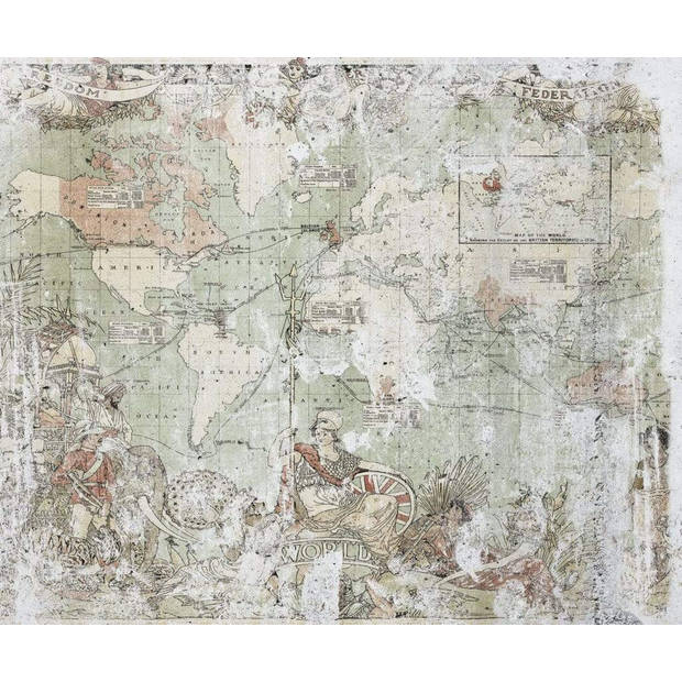 Fotobehang - British Empire 300x250cm - Vliesbehang