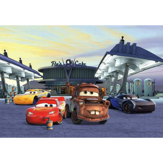 Fotobehang - Cars 3 Station 368x254cm - Papierbehang